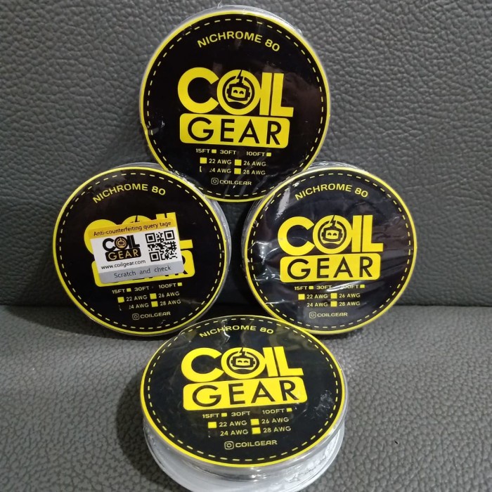 KAWAT COILGEAR NICHROME NI80 24 26 AWG LARIS