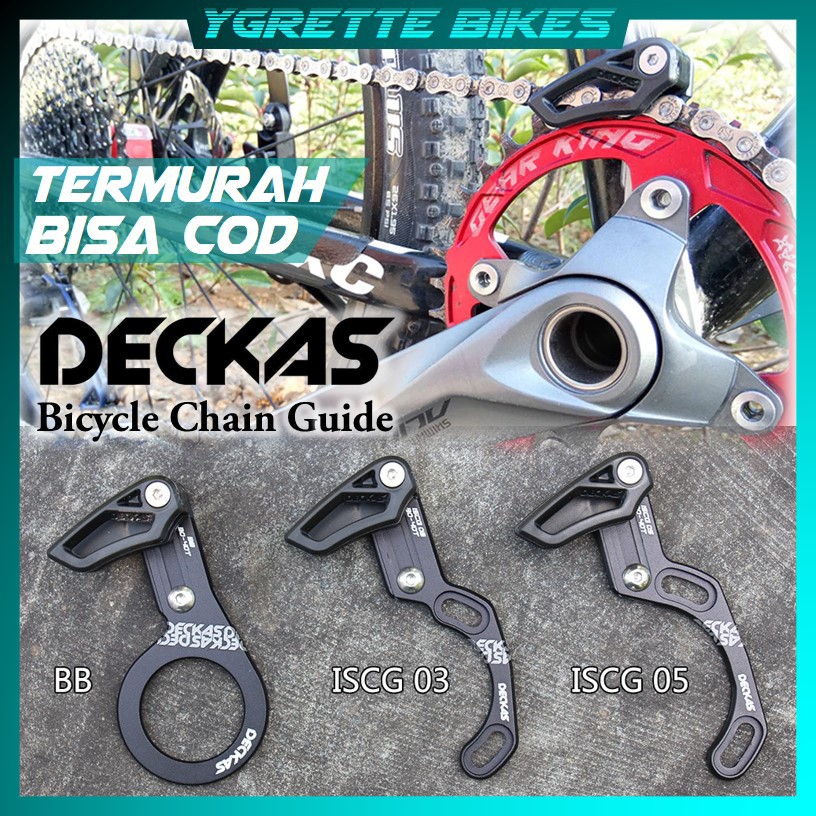 YGRETTE - Deckas Chain Guide Rantai Sepeda MTB 1X System Mount Type BB ISCG 03 05