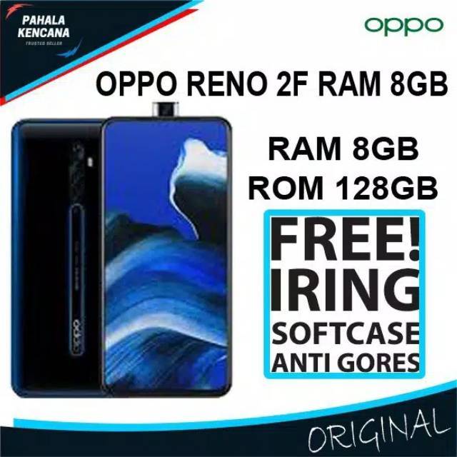 OPPO RENO 2F RAM 8GB INTERNAL 128GB GARANSI RESMI