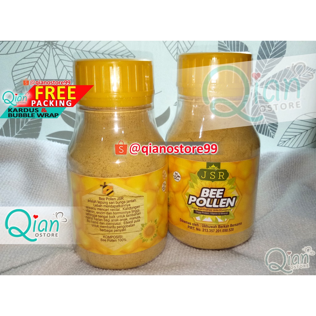 

Bee Pollen JSR - Bee Polen JSR 100% Asli - Beepollen / Beepolen 200 gr