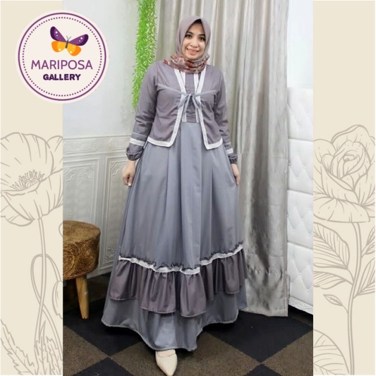 DEURA Busana Muslim Terbaru / Dress Deura / Gamis Deura Original / Setelan Gamis Deura 261 Original
