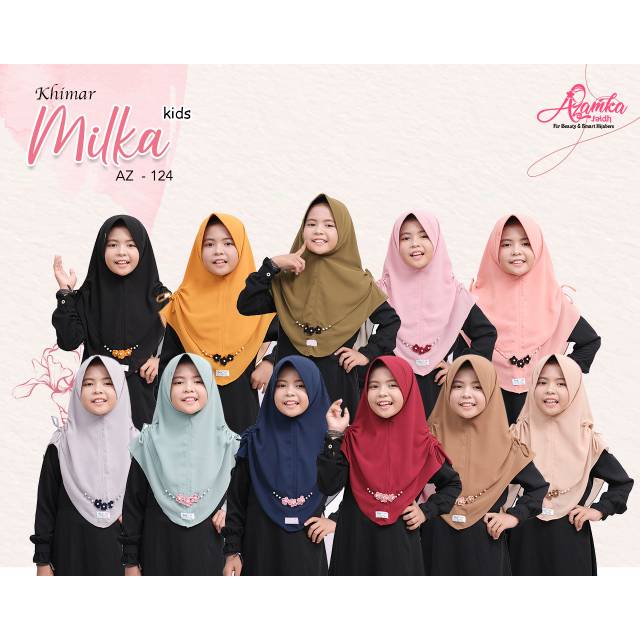 Khimar Milka Mom & Kids by Azamka Hijab