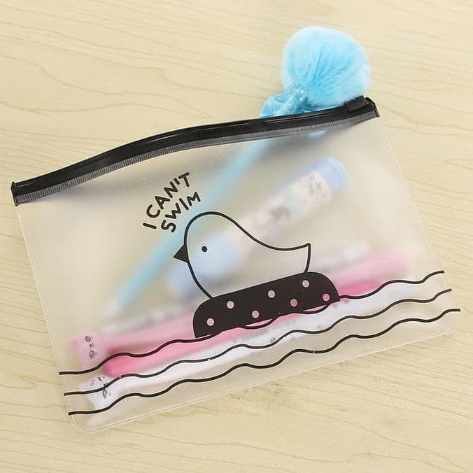 Pouch Zipper Bag Pouch Traveling I Cant Swim Pouch Travel Pouch Multifungsi Pouch Kosmetik