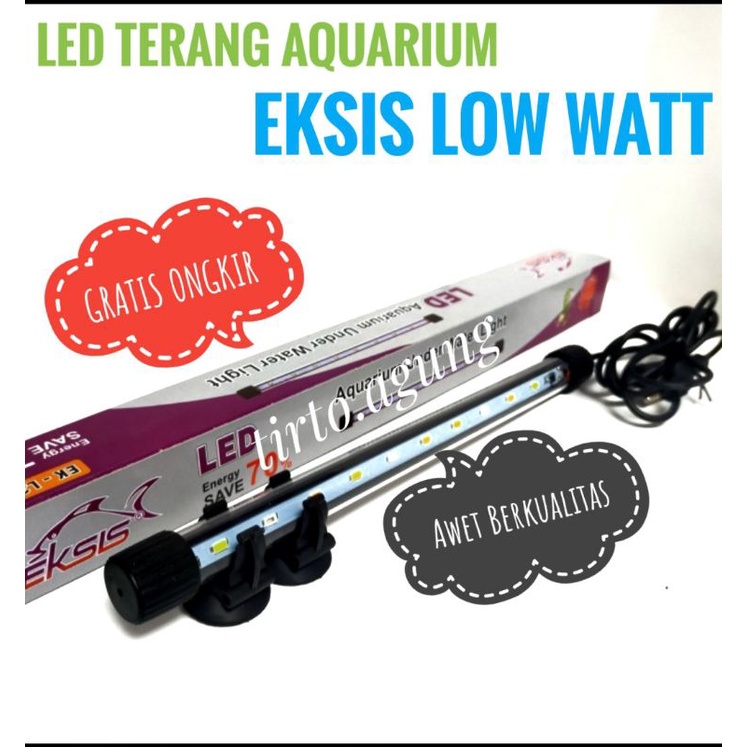 Lampu LED EKSIS Aquarium 60cm 40cm 30cm 20cm Aquascape terang EK-L600