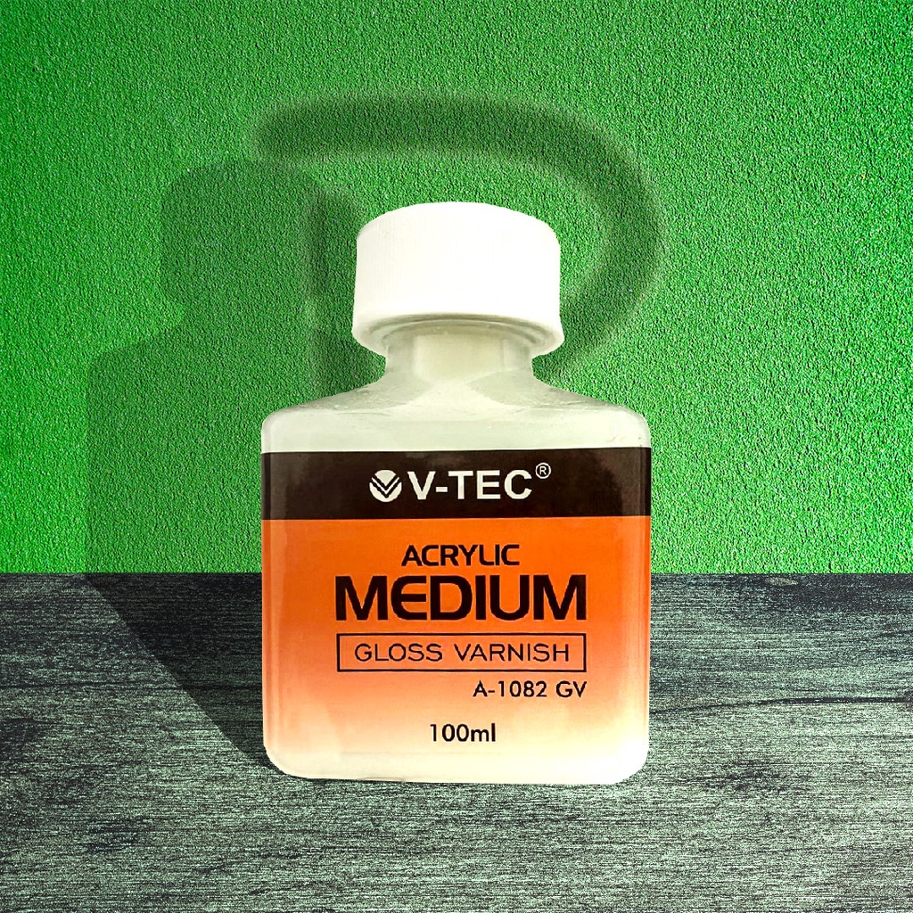 Acrylic Medium Varnish V-Tec 100ml/Medium Varnish Akrilik/Varnish