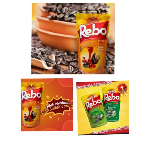 

KUACI REBO BESAR 150GR GREENTEA, ORIGINAL , CARAMEL