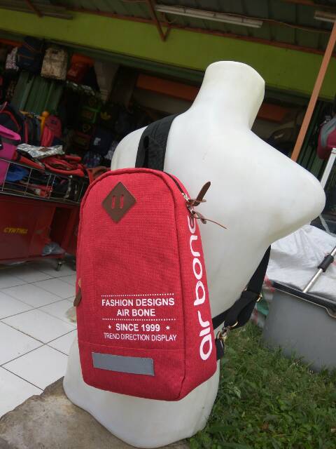 TURUN HARGA Tas Selempng Punggung Bodypack West Bag air bone A7503 Original Produk terlaris