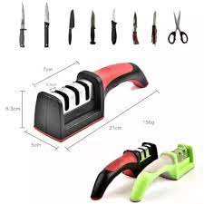 # HJ # Alat Pengasah Pisau Tajam Super Cepat / 3 Step Asahan Knife Sharpner pisau Gunting Asah Dapur