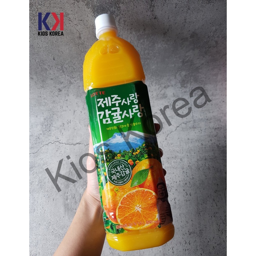 

Lotte Jeju Orange Juice - Jus Jeruk Jeju Korea Botol 1,5Liter