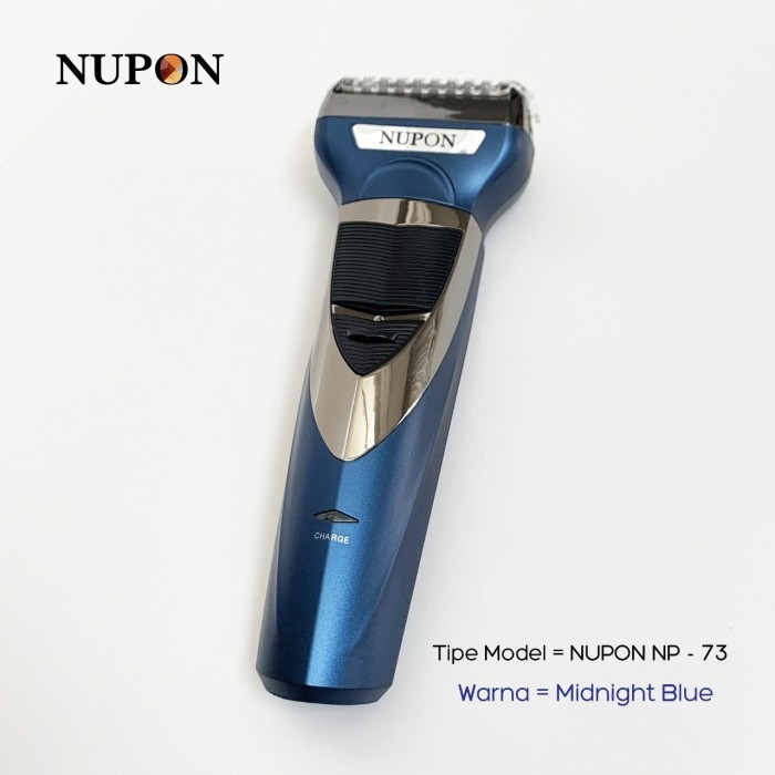 Shaver NUPON Multifungsi 3in1 Rechargeable Cukur Rambut Portable - Midnight Blue