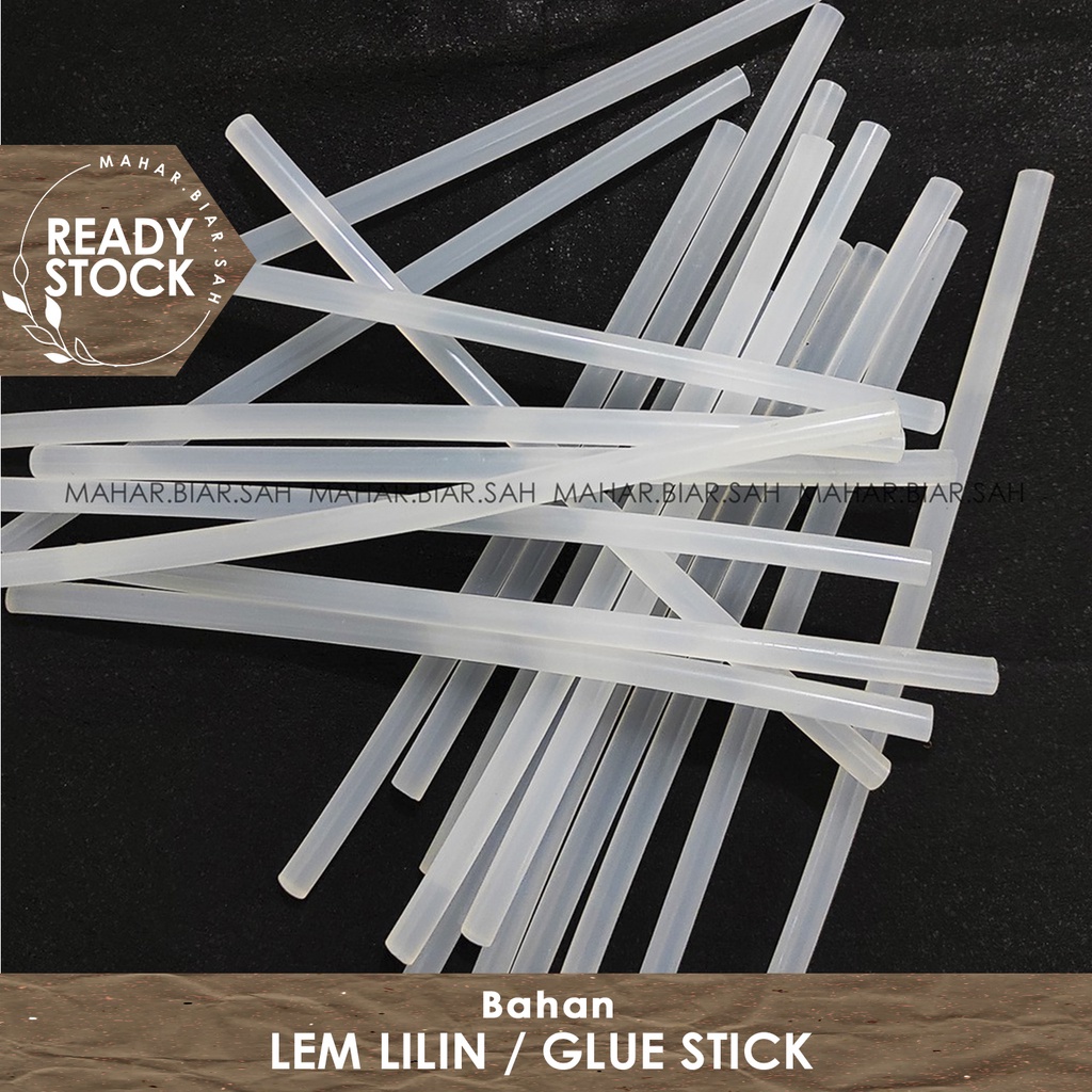 

RS 20 cm x 0,7 mm Lem Lilin / Glue Stick / Lem batang /Lem Tembak