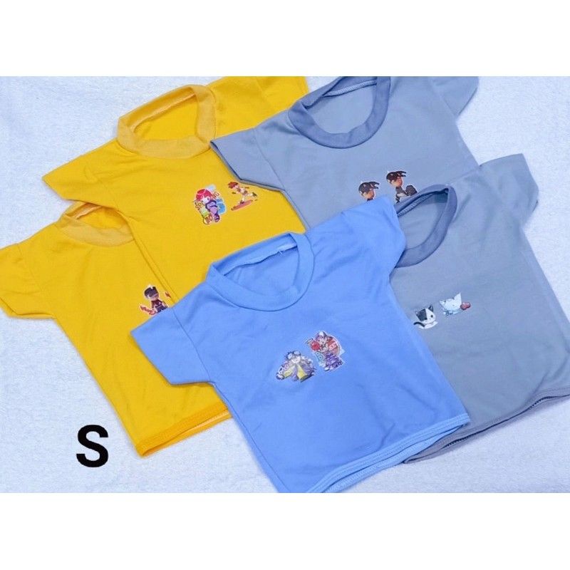 1pcs /3pcsbaju bayi 3-18bulan minimalis katun/ kaos oblong anak bordir sablon