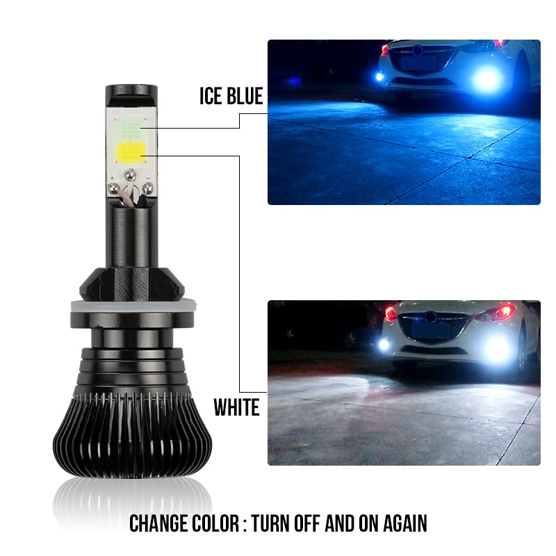 Lampu Depan Mobil H1 Led H3 H7 H11 H8 9005 9006 Hb3 Hb4 H27 880 881 Warna Putih Biru Amber