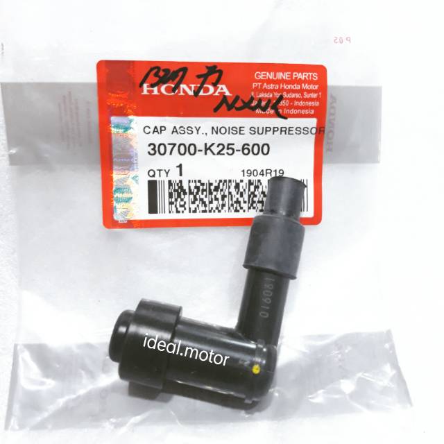 Tutup Kepala cop busi Beat Sporty ESP K25 original AHM 30700 K25 600