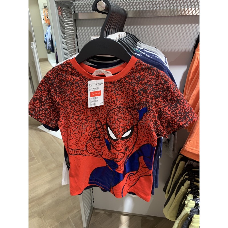 H&M KIDS KAOS ANAK SPIDERMAN | KAOS ANAK LAKI - LAKI