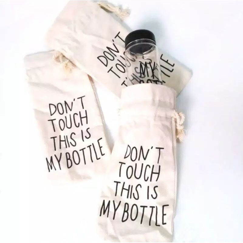 Pouch my bottle/ sarung botol/ sarung botol putih/ sarung botol murah/ pouch botol