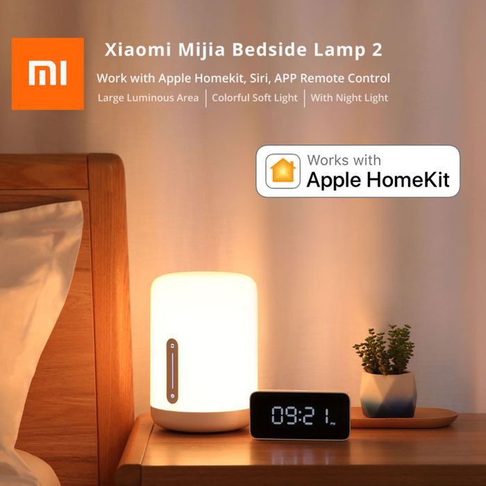 Xiaomi Mijia Bedside Lamp 2 Lampu Meja Kamar Tidur Mini