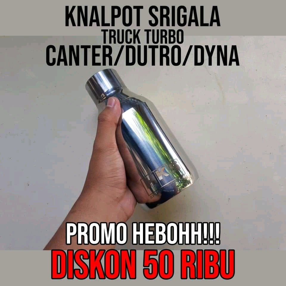 knalpot srigala canter/dutro/dyna dll