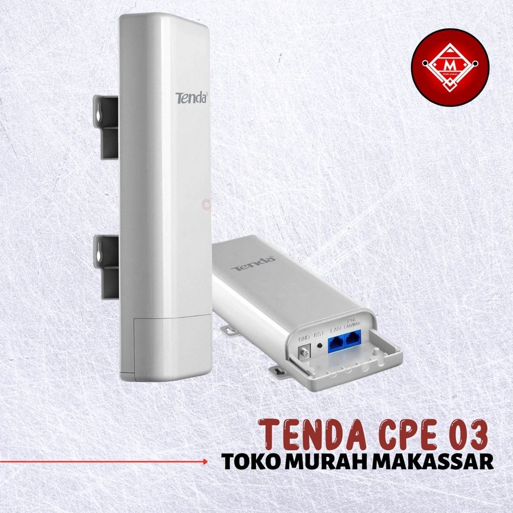 TENDA OUTDOOR POINT 5 KM CP3E / TENDA CPE 03 WIRELESS ROUTER / NET06-TN