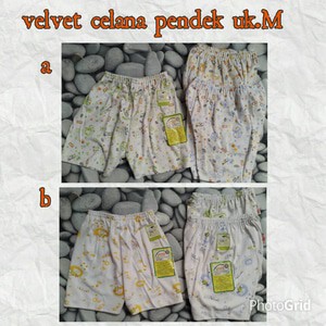 Velvet Celana Pendek Uk.M