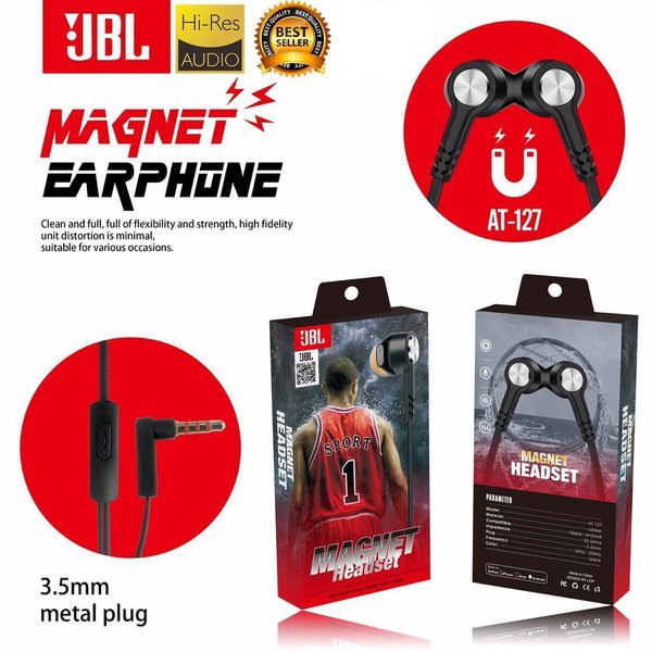 Promo Headset JBL Magnetic - Handsfree JBL  - Headset JBL Magnet Limited
