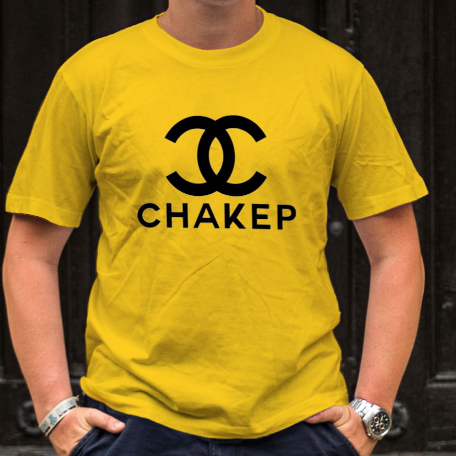 BAJU DISTRO PREMIUM / BAJU PRIA CHAKEP LOGO / BAJU PLESETAN SABLON PLASTISOL