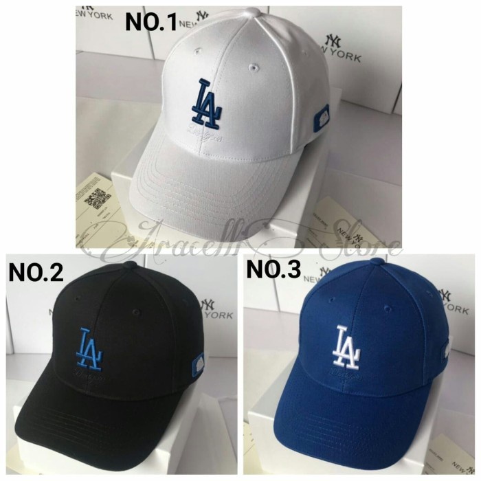 Topi Pria Topi NY Yankees dan LA Dodgers Original Korea / Topi Murah Pria Wanita(S5R8) Topi Pria Top