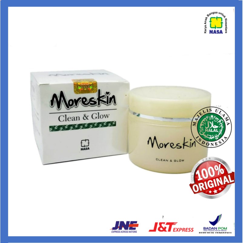 Moreskin | Moreskin Clean & Glow | Moreskin Clean & Glow NASA | Moreskin NASA | Original 100%