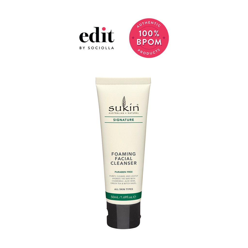 

Sukin Signature Foaming Facial Cleanser - size: 50 ml - Edit by Sociolla