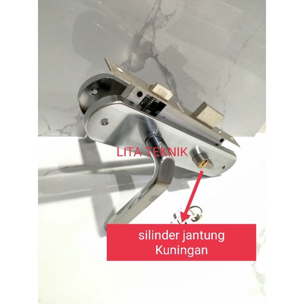 Handle pintu besar kunci pintu komplit minimalis full set