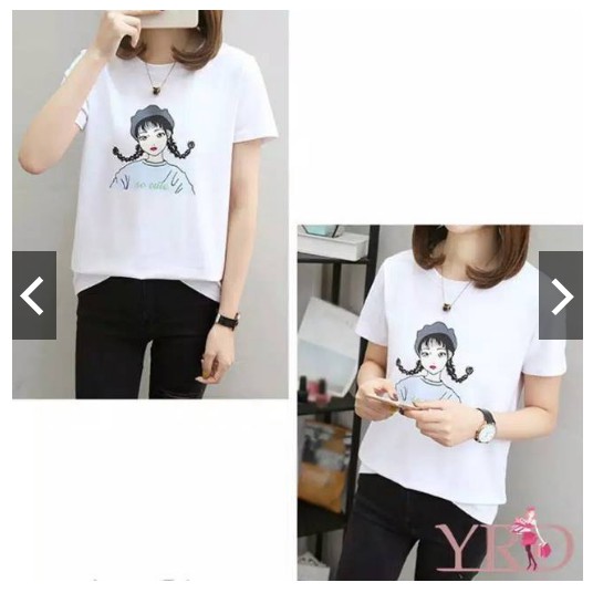 FIFI FASHION T-shrit kaos wanita SO CUTE TERBARU bhn spandex