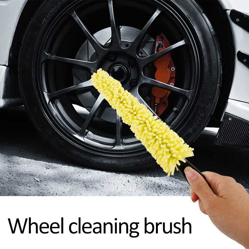 COD Brush Pembersih Velg Mobil Motor Microfiber Sikat Pelek Ban Anti Lecet I70