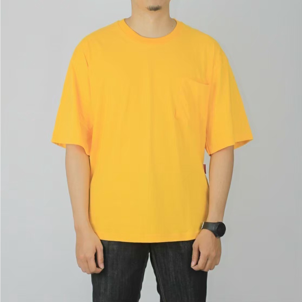 Kaos saku oversize pocket Tshirt Catton combed 24s