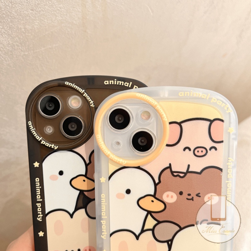 Soft Case Tpu Motif Kartun Hewan Untuk Realme C25 C15 C31C25s C12 C35 9i C25Y C11 C20A 5 5s 5i 6i C21Y C1 C20 C3