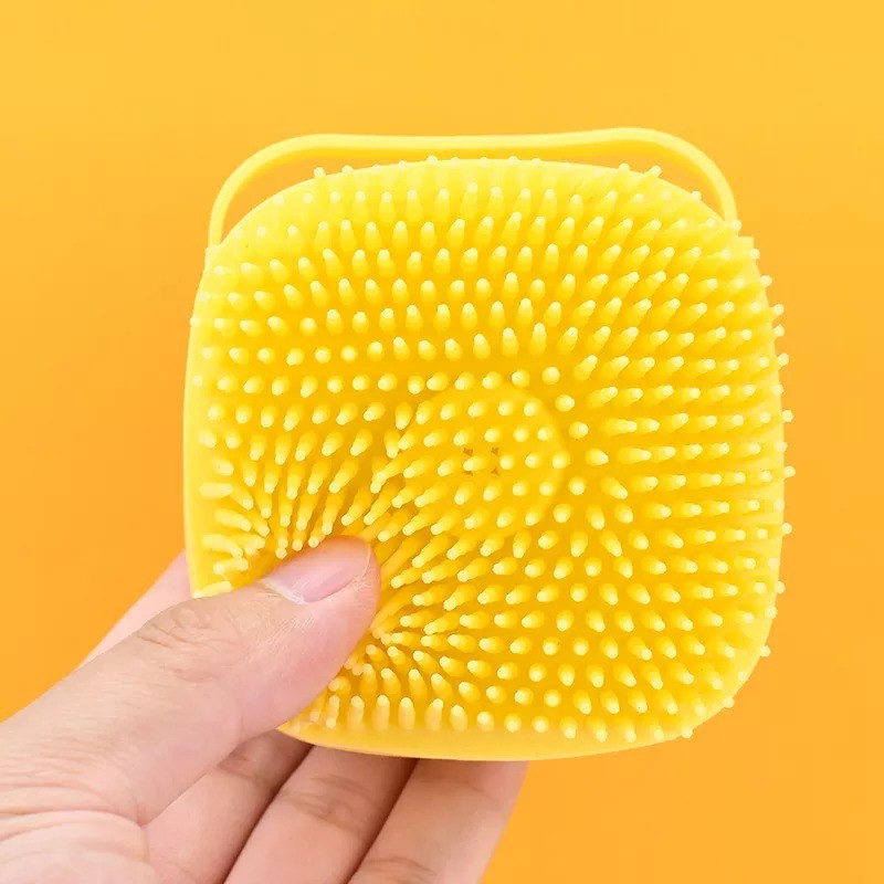 Sikat Mandi Bahan Silikon Lembut Sikat punggung / Badan / Kepala Shower Brush Silicone