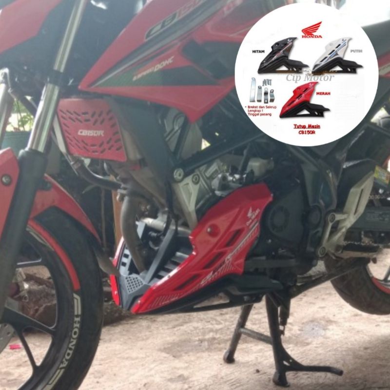 Cover Tutup Mesin CB 150 R StreetFire 2012 2013 2014 2015 2016 2017 2018 2019 2020