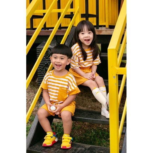 FURY STRIPE COUPLE SERIES Baju Anak Laki Perempuan Main