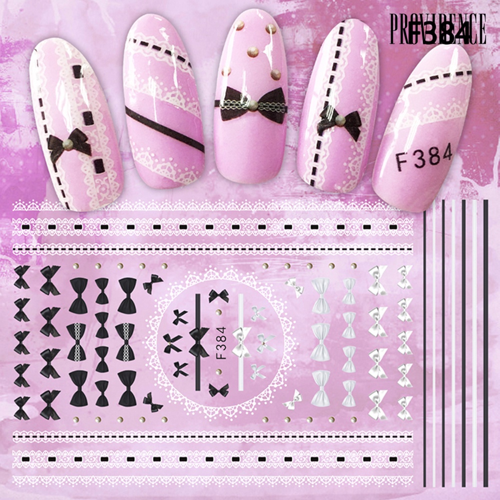 Providence Fashion Beauty Nail Art Sticker DIY Decal Flower Manicure Decor Women Gift