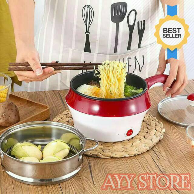 Panci Elektrik / Panci Portable Frying Pan / Portable / Wajan / Kukus / Penggorengan