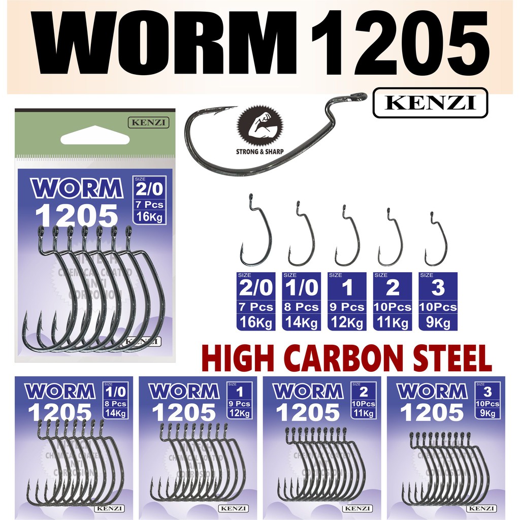 MATA KAIL CACING KENZI WORM 1205