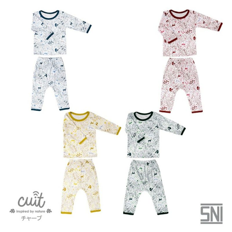 Cuit Setelan Panjang Celana Panjang Shika Series / Cuit Baby Wear / Baby Wear Cuit / Setelan Anak Cu