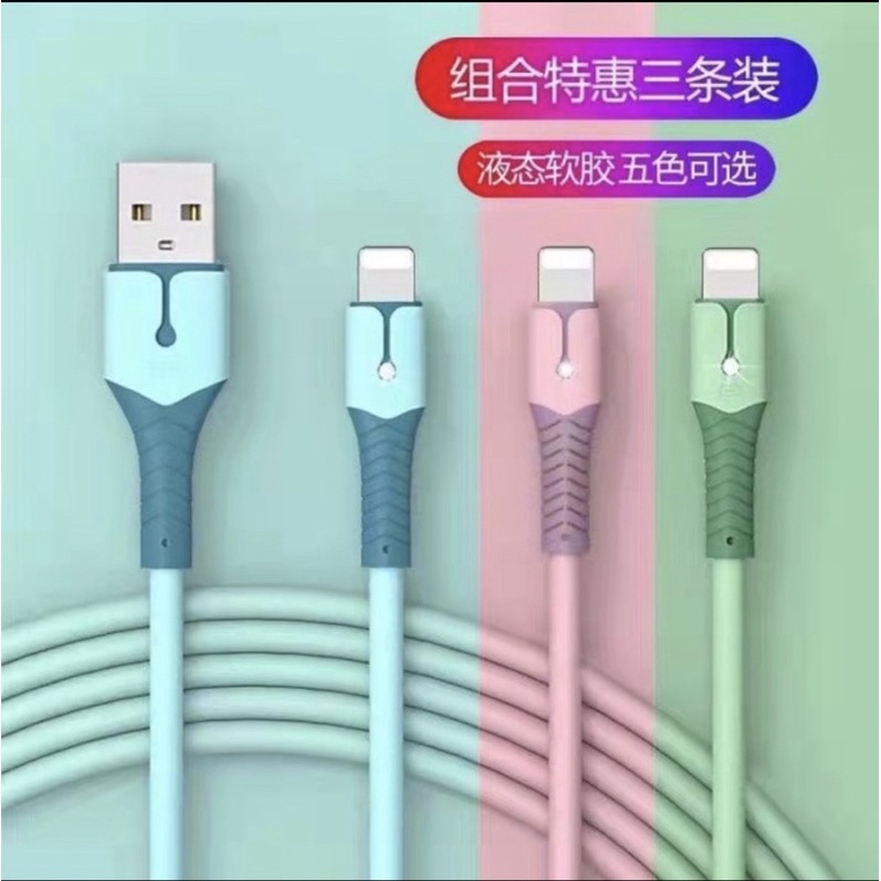 Kabel Data - Kab Charger C18 - Kabel Charger PINZY C18 Type C Led Light Fast Charging