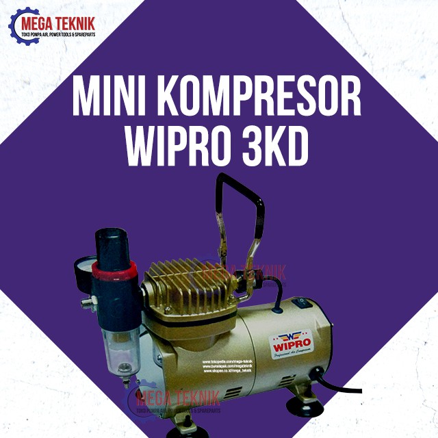 Kompresor Mini Set Air Mini Compressor Wipro 3 KD 3KD