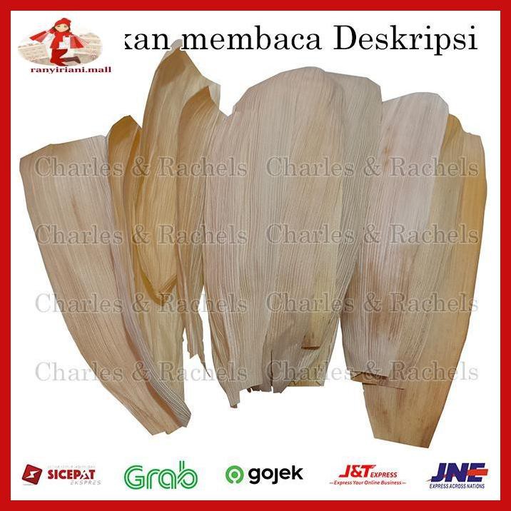 

E343Te6- Klobot Jagung Kering / Kulit Jagung Lembaran - Natural Yuiu9O-