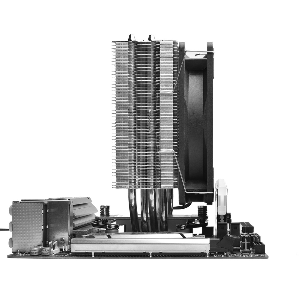 ID-COOLING SE-224-XT BASIC | CPU Cooler Bundling Dual Fan (Intel/AMD)