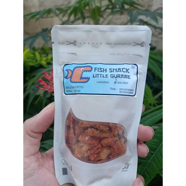 

Fish Snack Crispy (rasa balado, 40gr) baby fish crispy