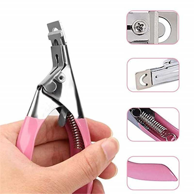 Gunting Kuku Pisau Melengkung Nail Trimmer Manicure Stainless Steel