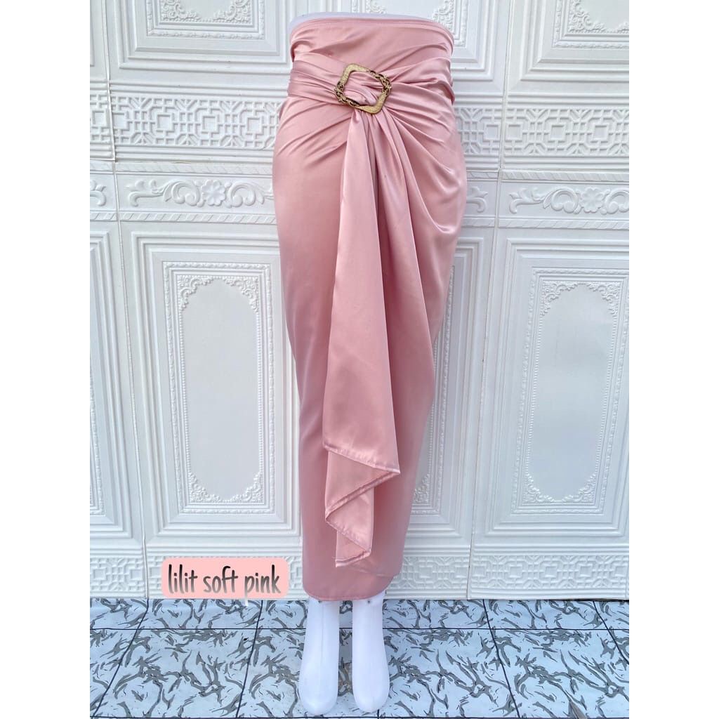 Rok Lilit Satin Velvet Premium / Bawahan Kebaya Bahan Satin Velvet Premium / Rok Lilit Wanita Kekinian