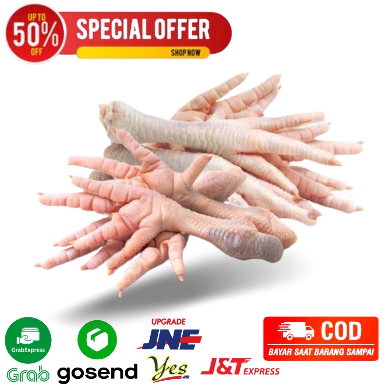 

Ceker ayam super kaki ayam 250 gram sayuran segar Bandung