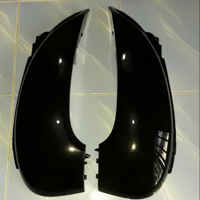 Cover body belakang Scoopy fi 2014-2016hitam gilap